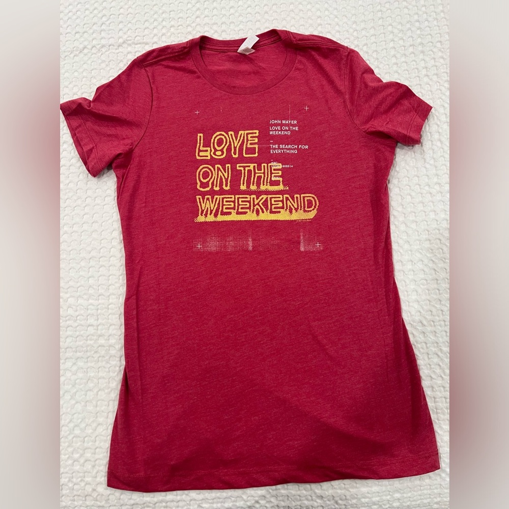 John Mayer original concert t shirt